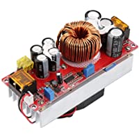 BiuZi Módulo de Fuente de Alimentación DC-DC 10-60V a 12-97V 1500W 30A Voltaje Ajustable Regulador Convertidor Elevador…